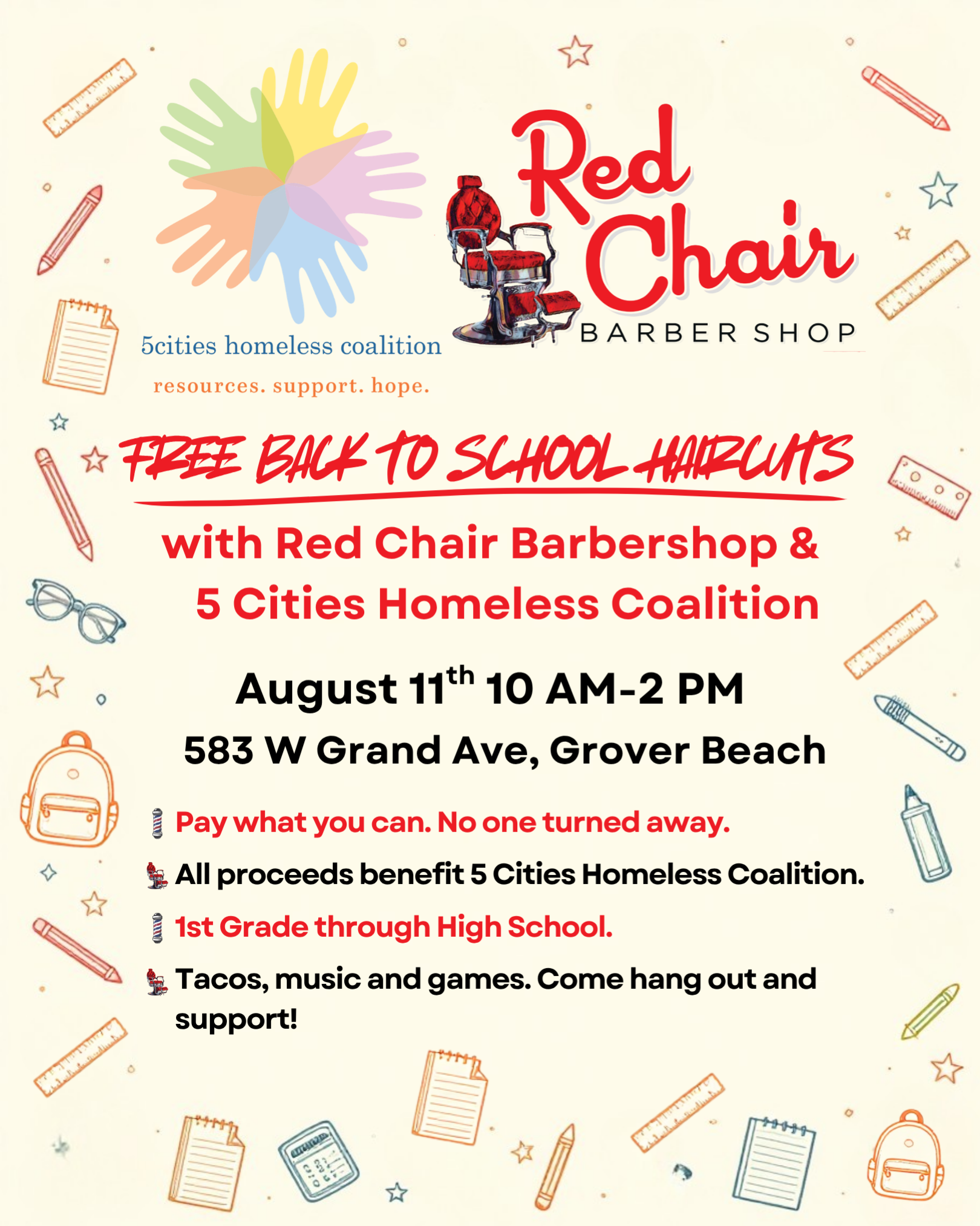 free back to school hair cuts on August 11th