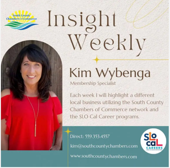 Insight Weekly with Kim Wybenga Membership Specialist with South County Chamber of Commerce cover photo